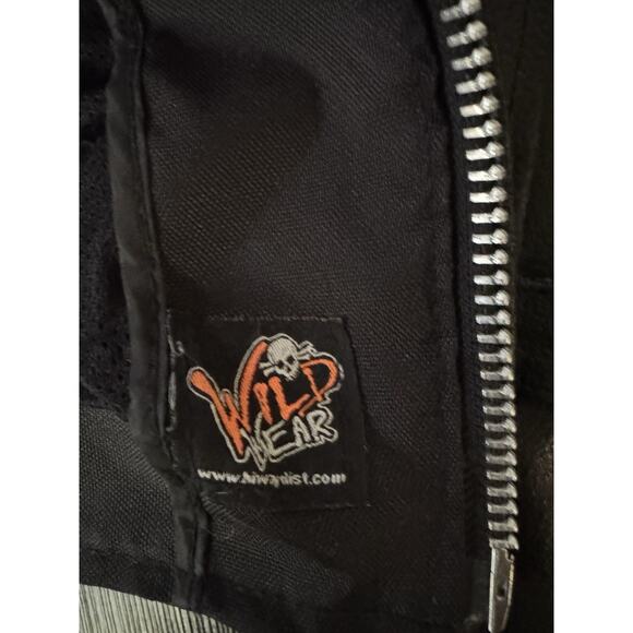 Vintage Wild Wear Men’s Genuine Leather Zip Out Liner Black Motorcycle Jacket XL - Picture 13 of 13